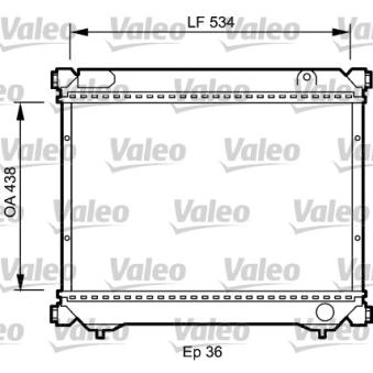 Radiateur, refroidissement du moteur VALEO 735074