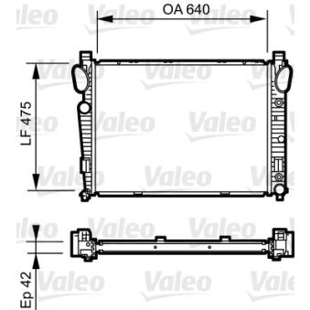 Radiateur, refroidissement du moteur VALEO OEM A2205002003