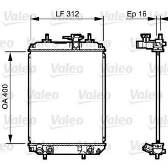 Radiateur, refroidissement du moteur VALEO 735259