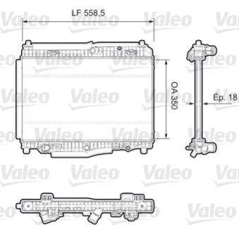 Radiateur, refroidissement du moteur VALEO OEM 1775583