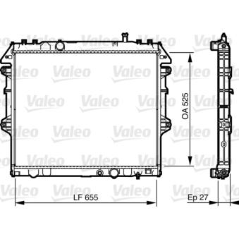 Radiateur, refroidissement du moteur VALEO OEM 164000L250 Radiateur, refroidissement du moteur VALEO OEM 164000L250