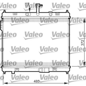 Radiateur, refroidissement du moteur VALEO OEM s253101c600