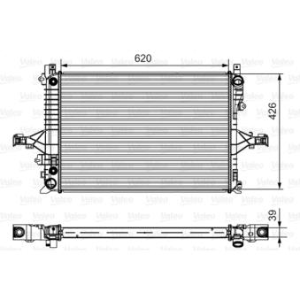Radiateur, refroidissement du moteur VALEO OEM 31319062