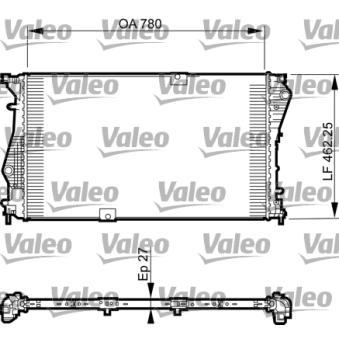 Radiateur, refroidissement du moteur VALEO OEM 4406359