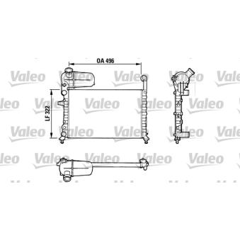 Radiateur, refroidissement du moteur VALEO OEM 7632018