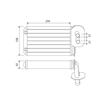 Système de chauffage VALEO OEM 701820031 Système de chauffage VALEO OEM 701820031
