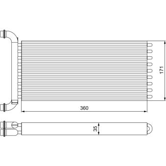 Système de chauffage VALEO OEM A0038358901 Système de chauffage VALEO OEM A0038358901