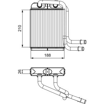 Système de chauffage VALEO 811524 pour VOLKSWAGEN TRANSPORTER - COMBI 3.2 V6 4motion - 235cv