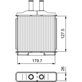 Système de chauffage VALEO OEM 96554446 Système de chauffage VALEO OEM 96554446
