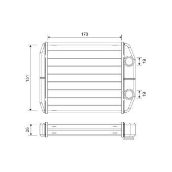 Système de chauffage VALEO 811582 pour RENAULT LOGAN 1.6 - 82cv