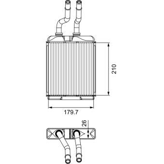 Système de chauffage VALEO 812278