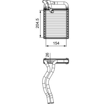 Système de chauffage VALEO 812441 pour HYUNDAI I30 1.6 - 122cv