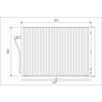 Condenseur, climatisation VALEO 812879