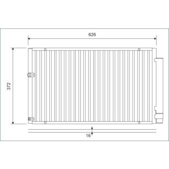 Condenseur, climatisation VALEO OEM 8845047020 Condenseur, climatisation VALEO OEM 8845047020