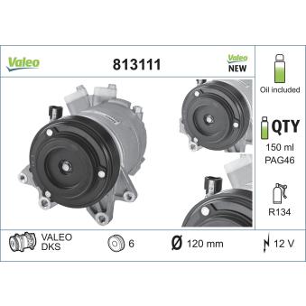 Compresseur, climatisation VALEO [813111]