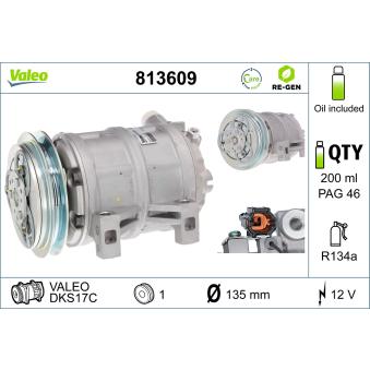 Compresseur, climatisation VALEO OEM 926002TB0A
