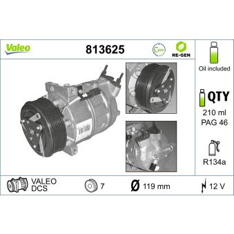Compresseur, climatisation VALEO OEM 8200577732
