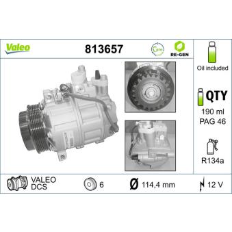 Compresseur, climatisation VALEO OEM A0012300811