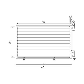 Condenseur, climatisation VALEO 814076