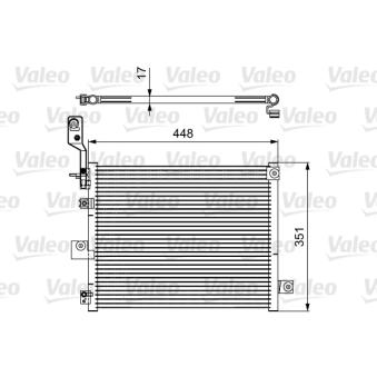 Condenseur, climatisation VALEO 814084