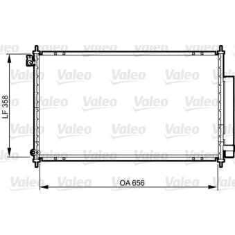 Condenseur, climatisation VALEO 814159