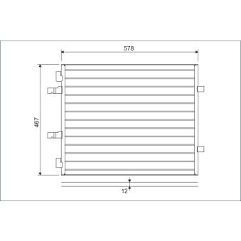 Condenseur, climatisation VALEO OEM 4417650 Condenseur, climatisation VALEO OEM 4417650