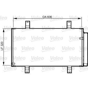 Condenseur, climatisation VALEO 814215
