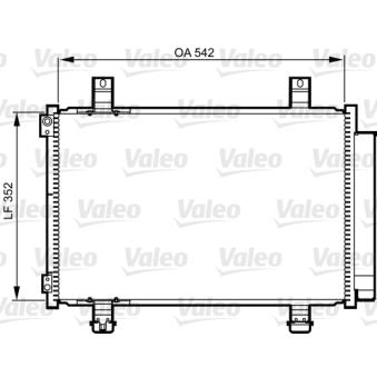Condenseur, climatisation VALEO 814219