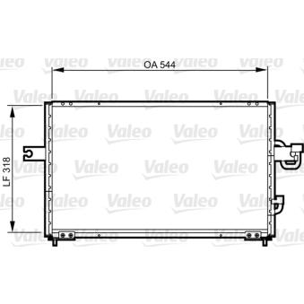 Condenseur, climatisation VALEO 814255