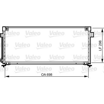 Condenseur, climatisation VALEO OEM 73210ac021 Condenseur, climatisation VALEO OEM 73210ac021