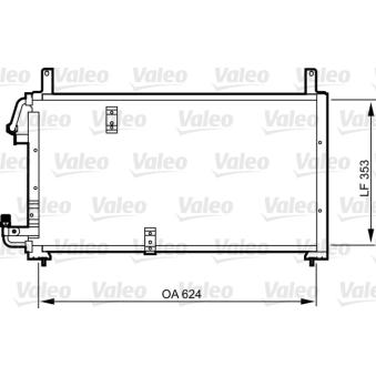 Condenseur, climatisation VALEO 814277