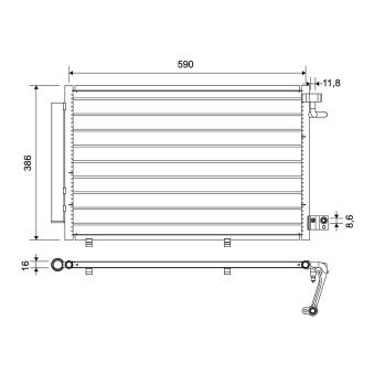 Condenseur, climatisation VALEO OEM 1787029
