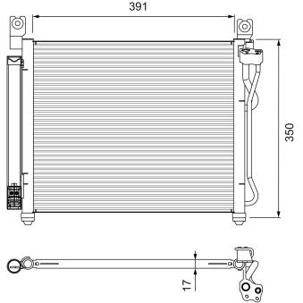 Condenseur, climatisation VALEO OEM 9760607500