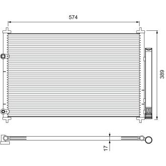 Condenseur, climatisation VALEO OEM 8845002280