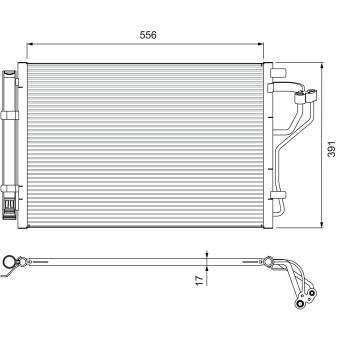Condenseur, climatisation VALEO 814394