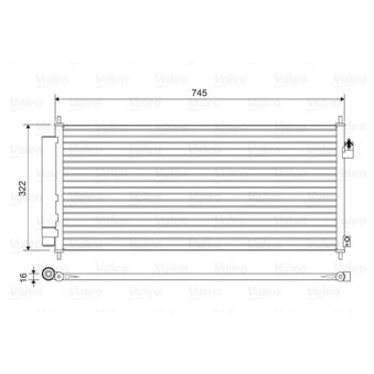 Condenseur, climatisation VALEO [814413]