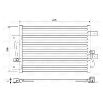Condenseur, climatisation VALEO [814426]