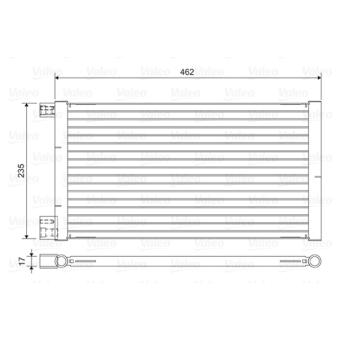 Condenseur, climatisation VALEO 814433