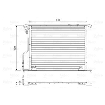 Condenseur, climatisation VALEO OEM 2205001054