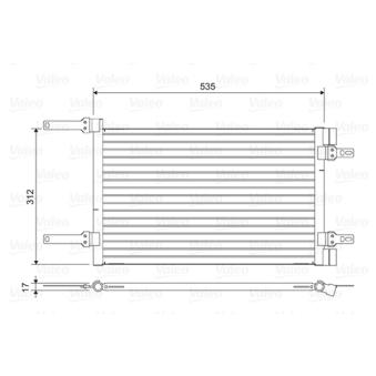 Condenseur, climatisation VALEO OEM 46736891