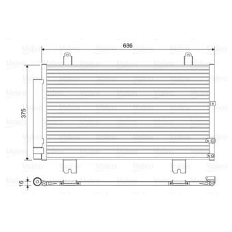 Condenseur, climatisation VALEO [814451]