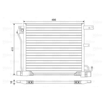 Condenseur, climatisation VALEO OEM 921003DD0A