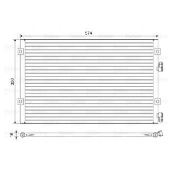 Condenseur, climatisation VALEO [814487]