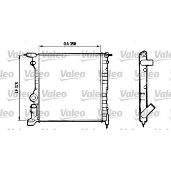 Radiateur, refroidissement du moteur VALEO OEM 7701034768