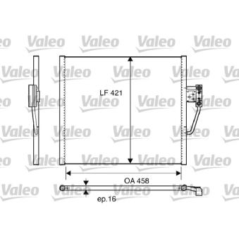 Condenseur, climatisation VALEO OEM 8671017585