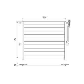 Condenseur, climatisation VALEO 817383 pour BMW Série 3 330 ci - 231cv