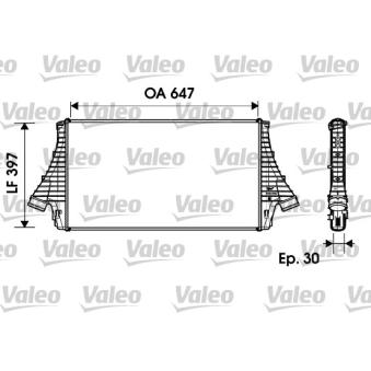 Intercooler, échangeur VALEO OEM 6302040 Intercooler, échangeur VALEO OEM 6302040