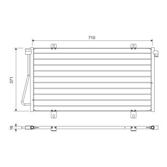 Condenseur, climatisation VALEO OEM 2765000QAF