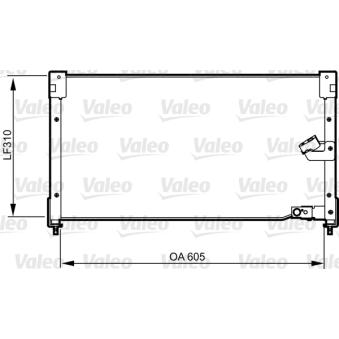 Condenseur, climatisation VALEO 817781