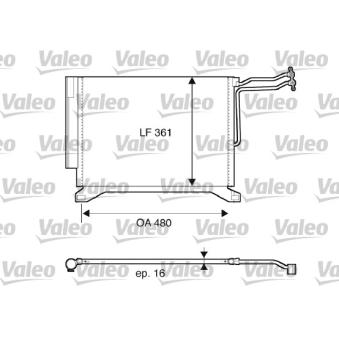 Condenseur, climatisation VALEO [817837]